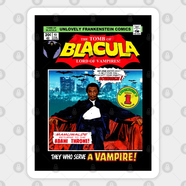 Tomb of Blacula Magnet by UnlovelyFrankenstein